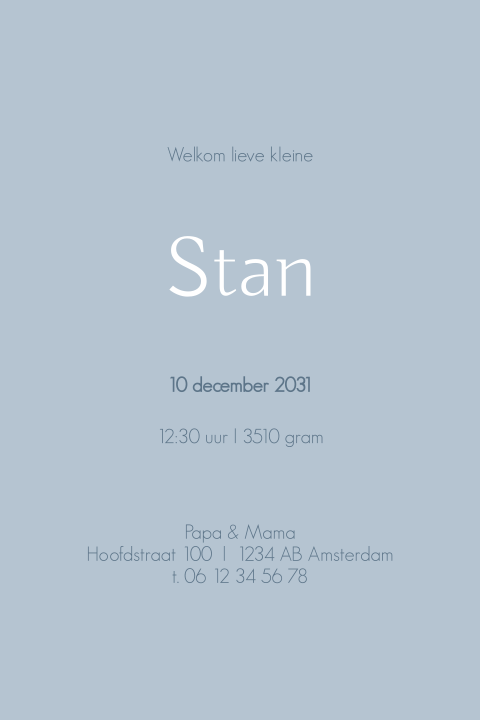 Kaart binnenkant