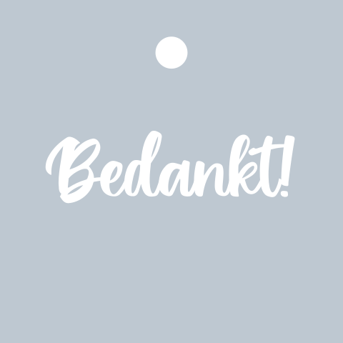Labeltjes vierkant blauw