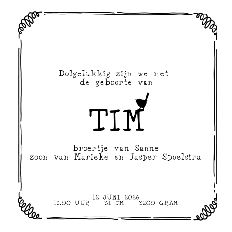 Kaart binnenkant