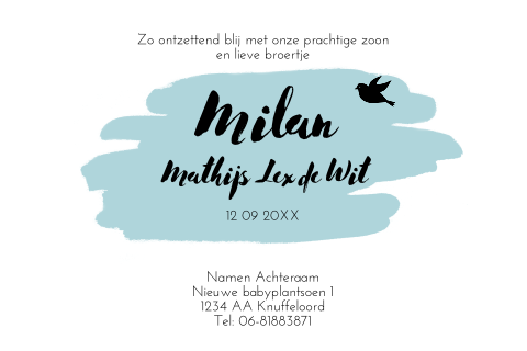 Kaart binnenkant