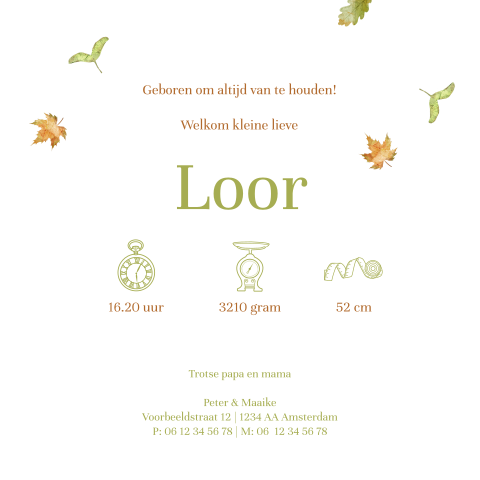 Kaart binnenkant