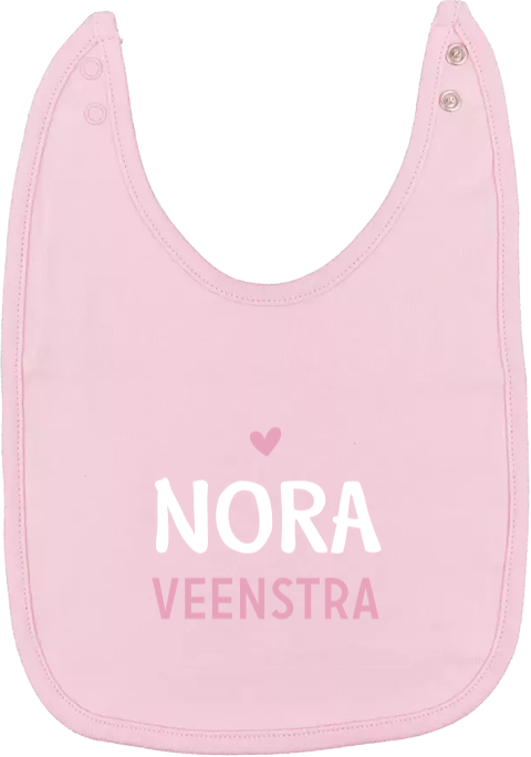 Slabbetje met personaliseerbaar design