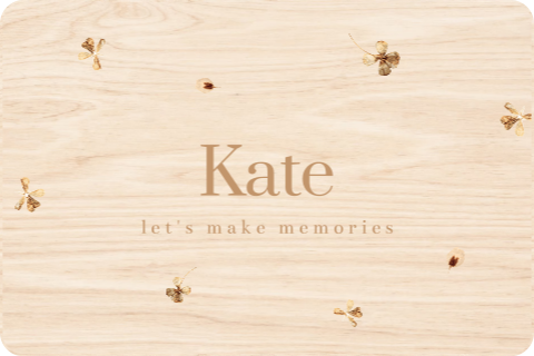 Memorybox met droogbloemen