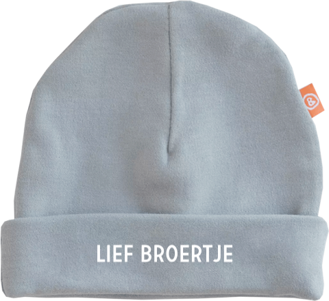 Babymutsje met tekst