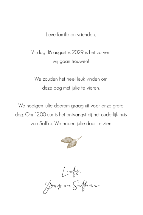 Kaart binnenkant