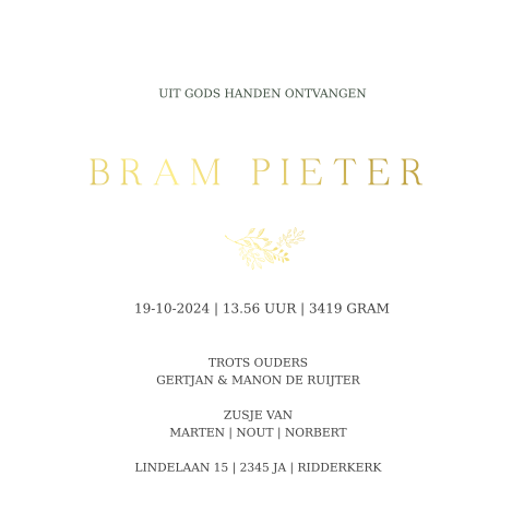 Kaart binnenkant