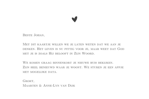 Kaart binnenkant