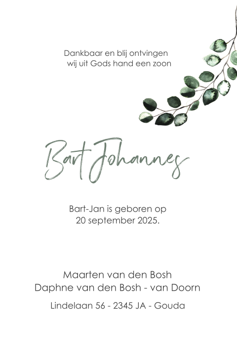 Kaart binnenkant