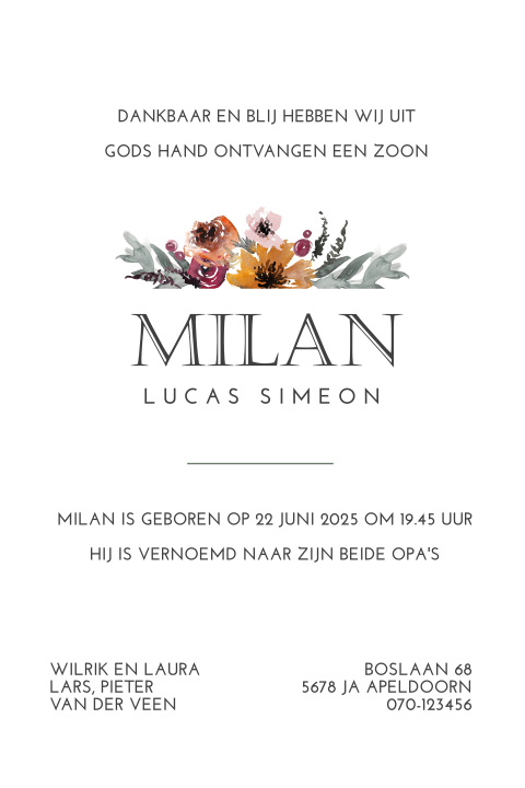 Kaart binnenkant