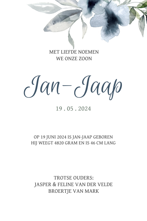 Kaart binnenkant