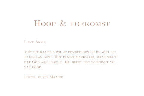 Kaart binnenkant