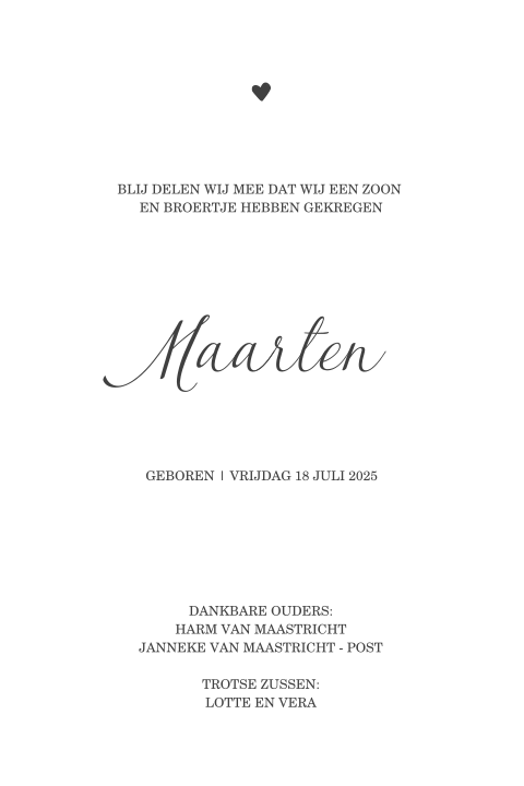 Kaart binnenkant