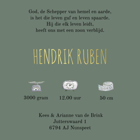 Kaart binnenkant
