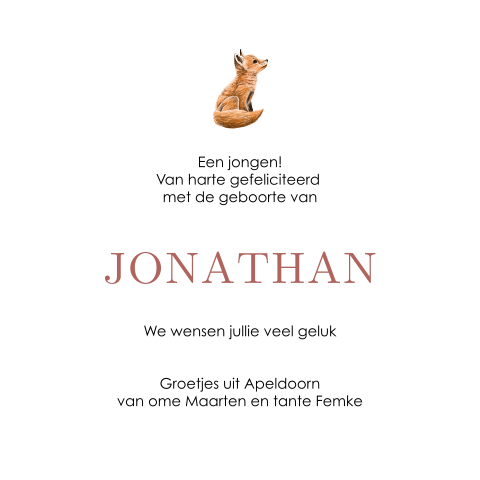 Kaart binnenkant