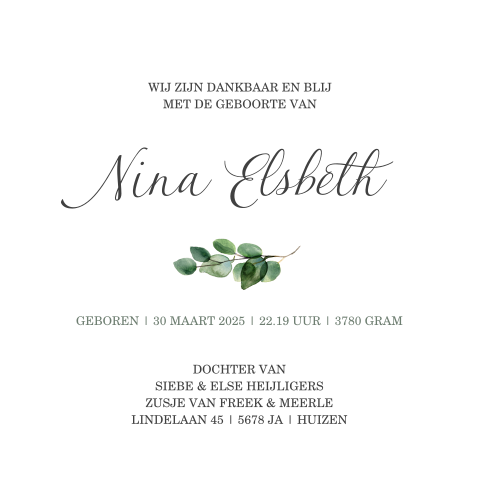 Kaart binnenkant
