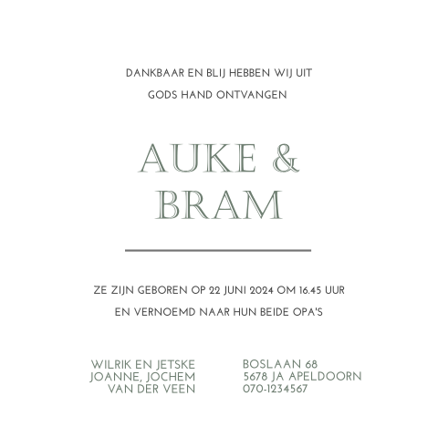 Kaart binnenkant