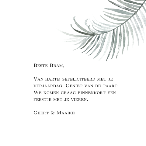 Kaart binnenkant