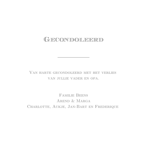 Kaart binnenkant