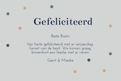 Kaart binnenkant