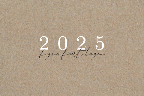 Kerstkaart voor 2025 op kraft