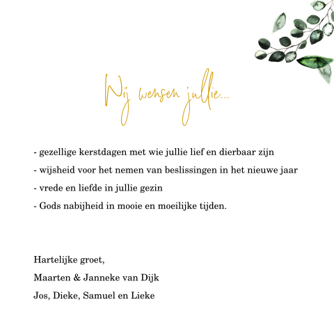 Kaart binnenkant
