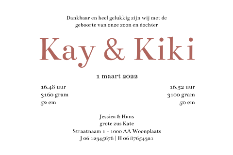 Kaart binnenkant