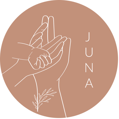Raamsticker rond handen Line art