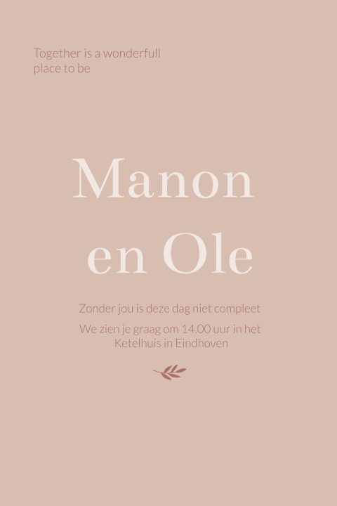 Kaart binnenkant