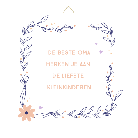 Tegeltje Moederdag met quote