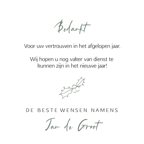 Kaart binnenkant