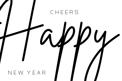 Wenskaart happy new year
