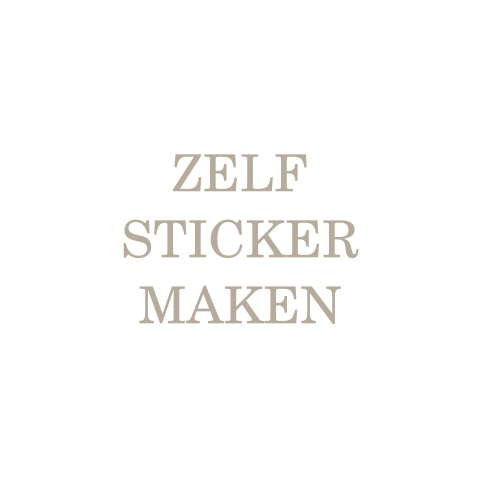 Zelf sticker maken voor de bruiloft - 50x50 mm 12 stickers per vel