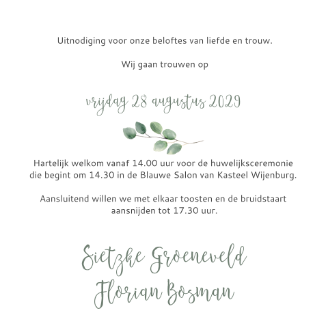 Kaart binnenkant