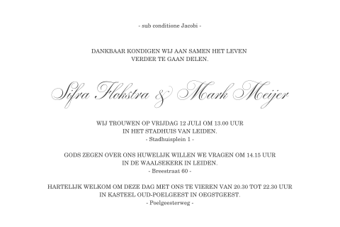 Kaart binnenkant