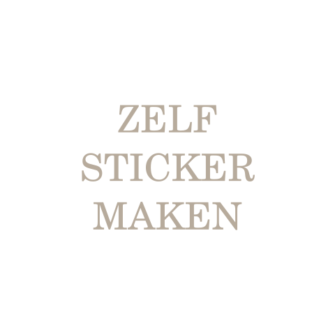 Zelf sticker maken voor de bruiloft - Ø83 mm 12 stickers per vel