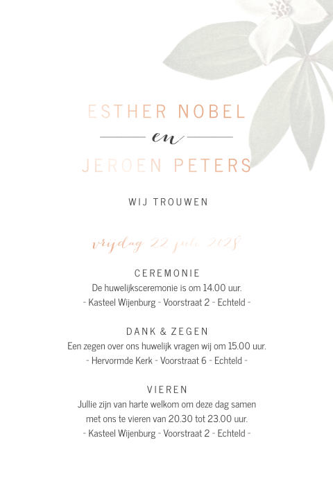 Kaart binnenkant