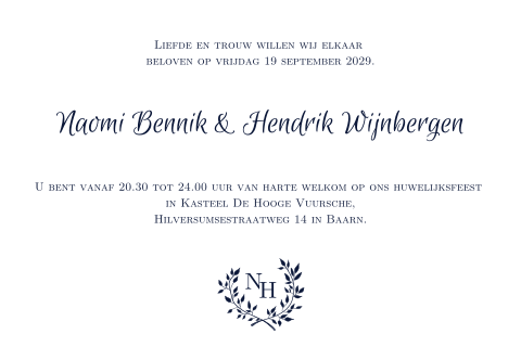 Kaart binnenkant