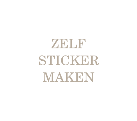 ZELF HARTJES STICKER MAKEN VOOR DE BRUILOFT - 35x31 mm 30 stickers per vel