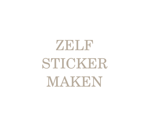 Zelf hexagon sticker maken - 35x30 mm 30 stickers per vel
