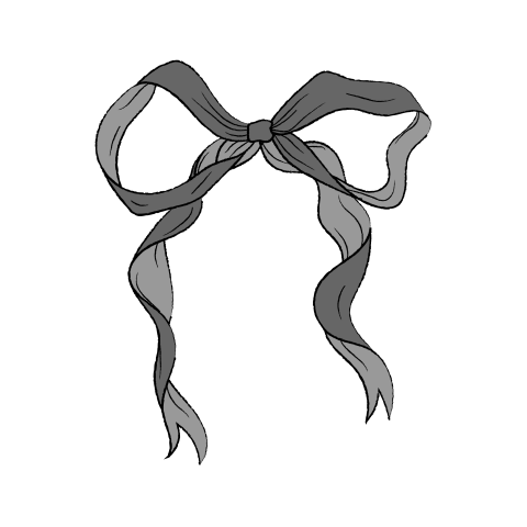 Sluitsticker met strik
