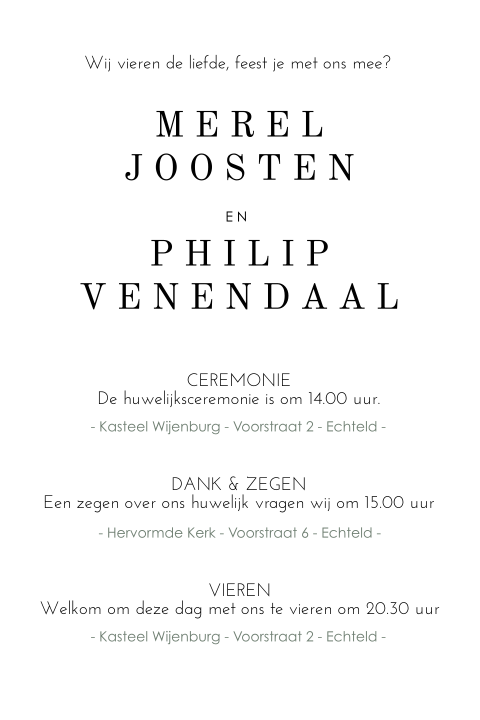 Kaart binnenkant