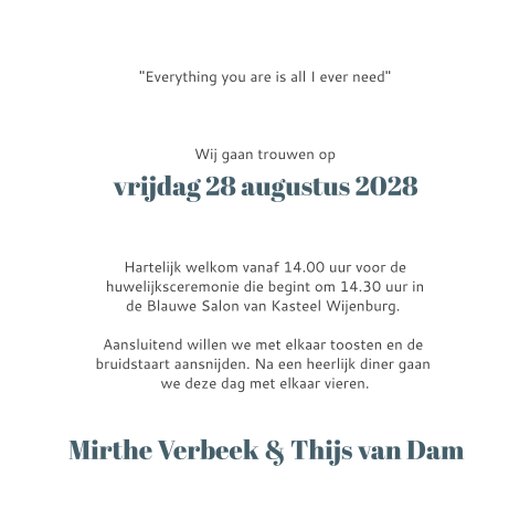 Kaart binnenkant