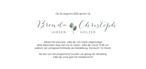 Kaart binnenkant