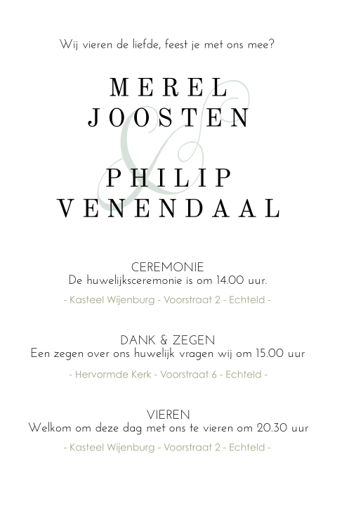 Kaart binnenkant