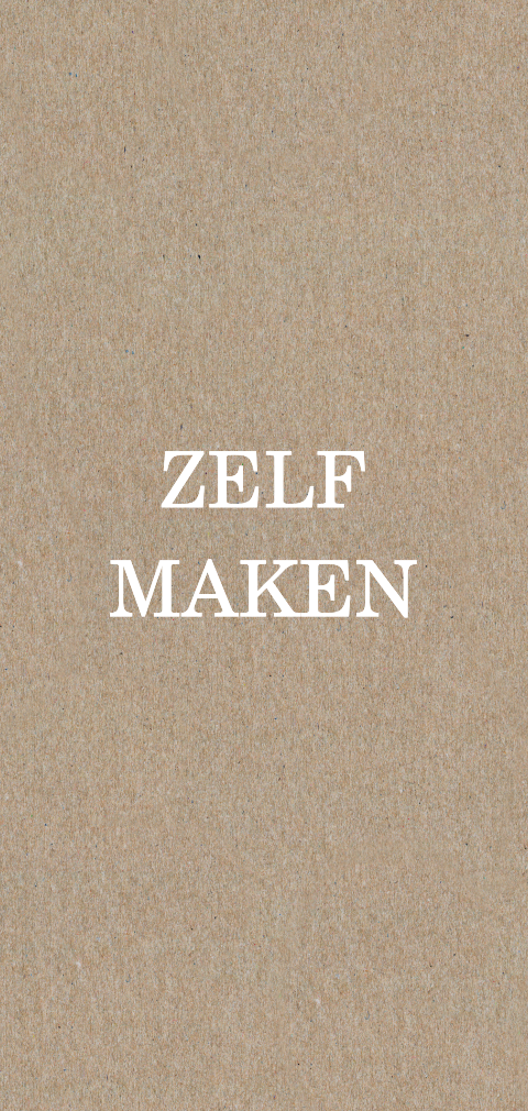 Kraft Save the Date kaart maken - langwerpig dubbel 21 bij 10 cm