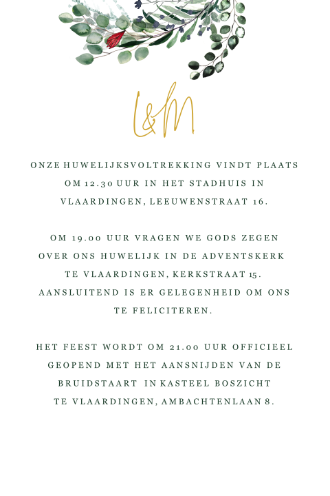 Kaart binnenkant