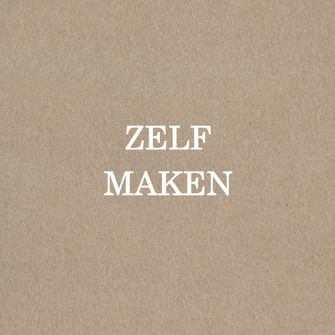 Kraft Save the Date kaart maken - vierkant enkel