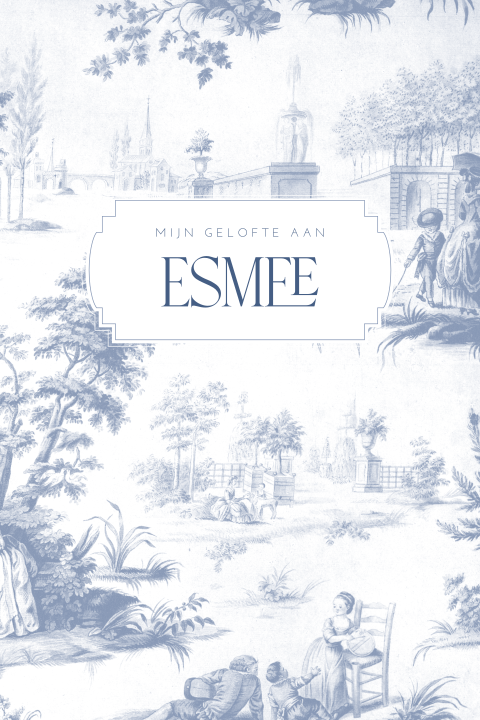 Toile de jouy gelofteboekje