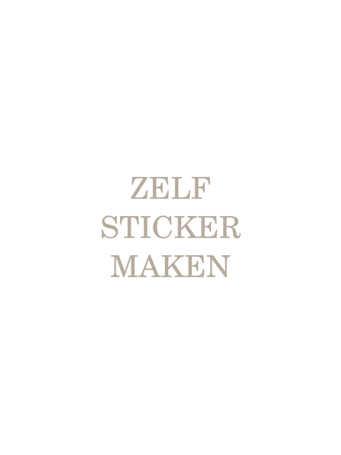 Zelf sticker maken voor de bruiloft - 90x120 mm 4 per vel