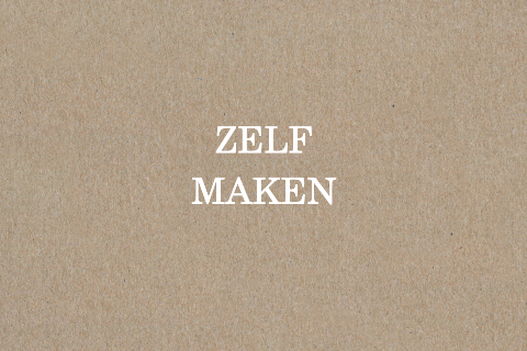 Kraft Save the Date kaart maken - enkel liggend